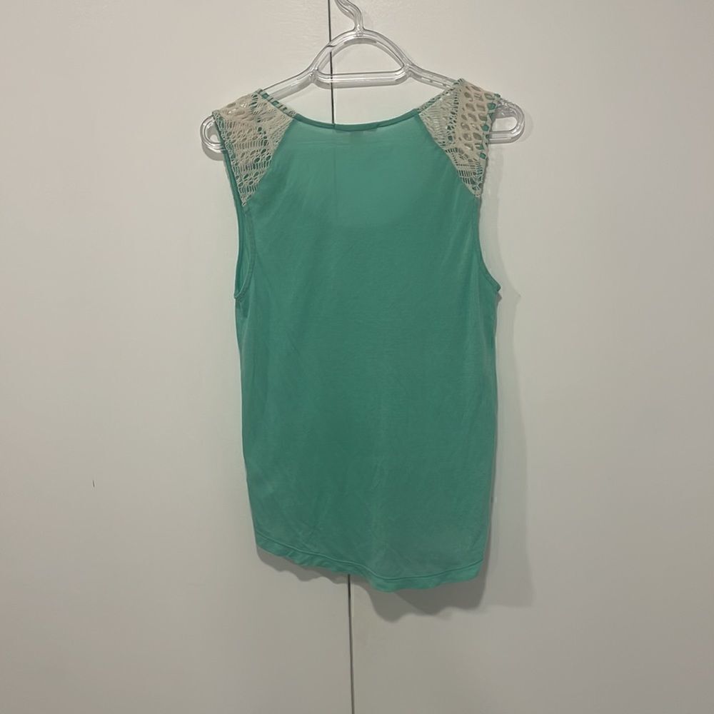 ELLA MOSS boho festival crochet shoulder sleeveless top small - Picture 3 of 6
